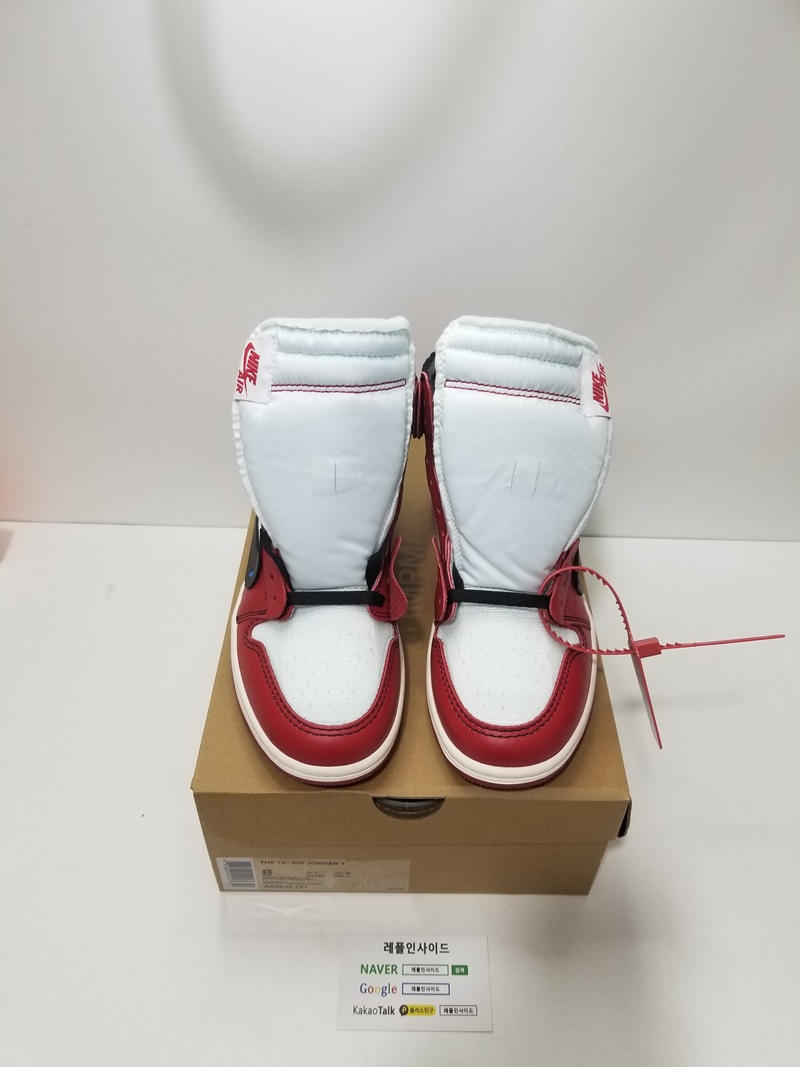  [AIR JORDAN] 오프화이트 X 에어조던1 시카고 AA3834-101 남녀공용 (OG공장)