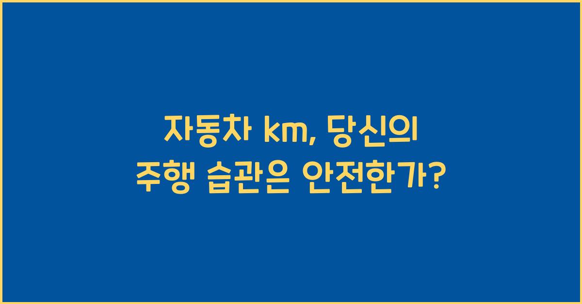 자동차 km