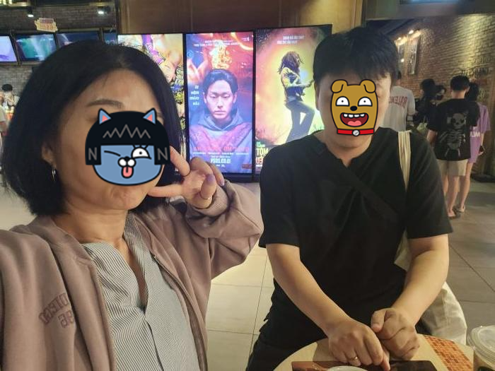호치민여행_호치민영화관_파묘관람_CGV프리미엄관_인증샷