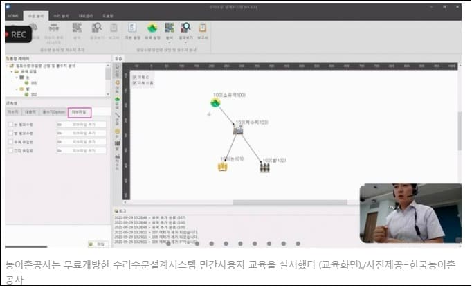  농어촌공사, 수리수문설계 시스템 민간 학계에 무상 제공
