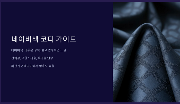 네이비색