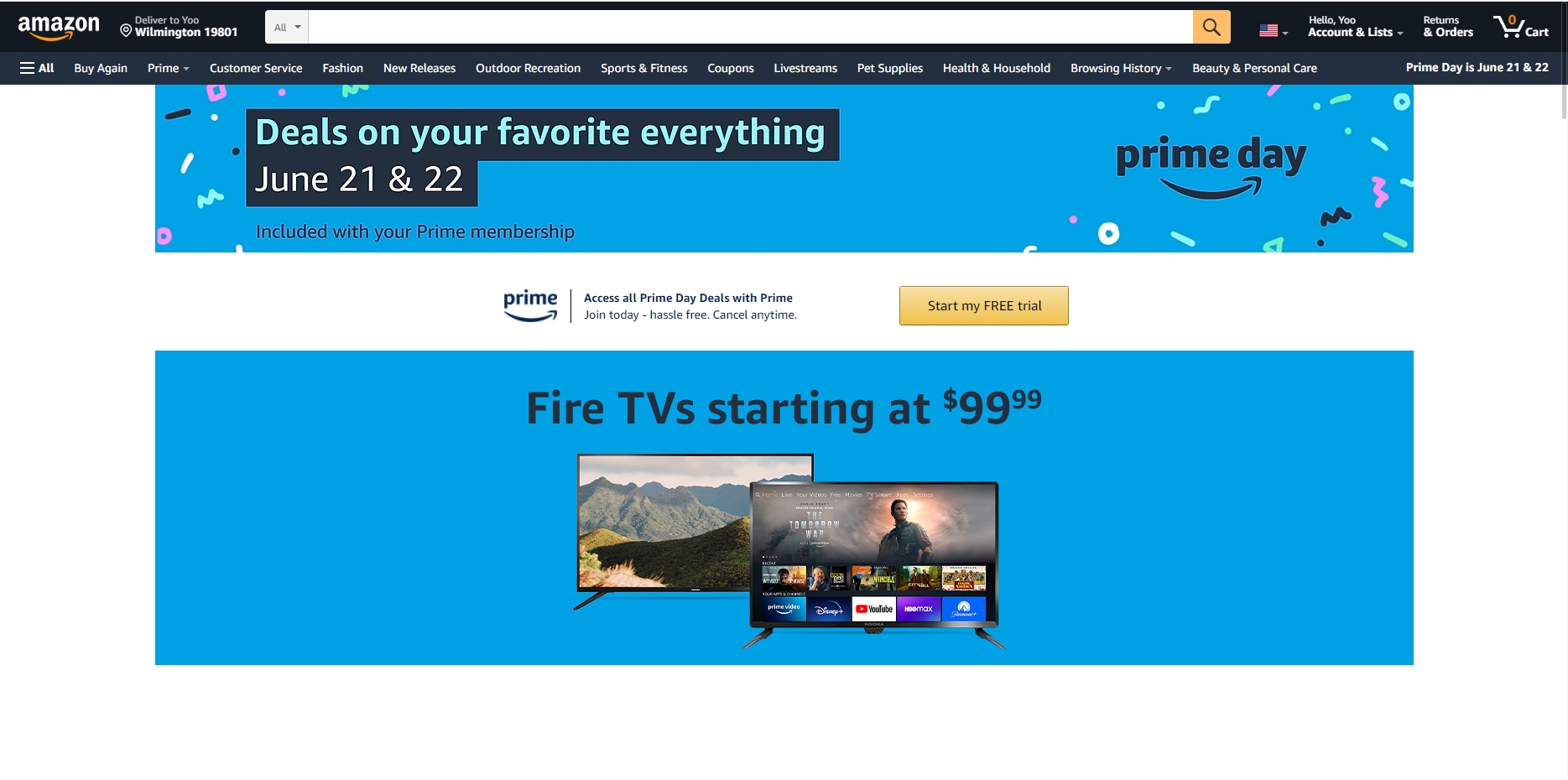  2021 AMAZON PRIME DAY 2021년 미국 독일 아마존 프라임데이 세일 기간