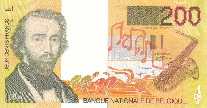 벨기에200프랑-지폐