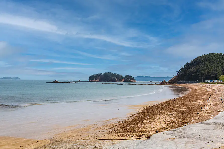 장고도 해변
