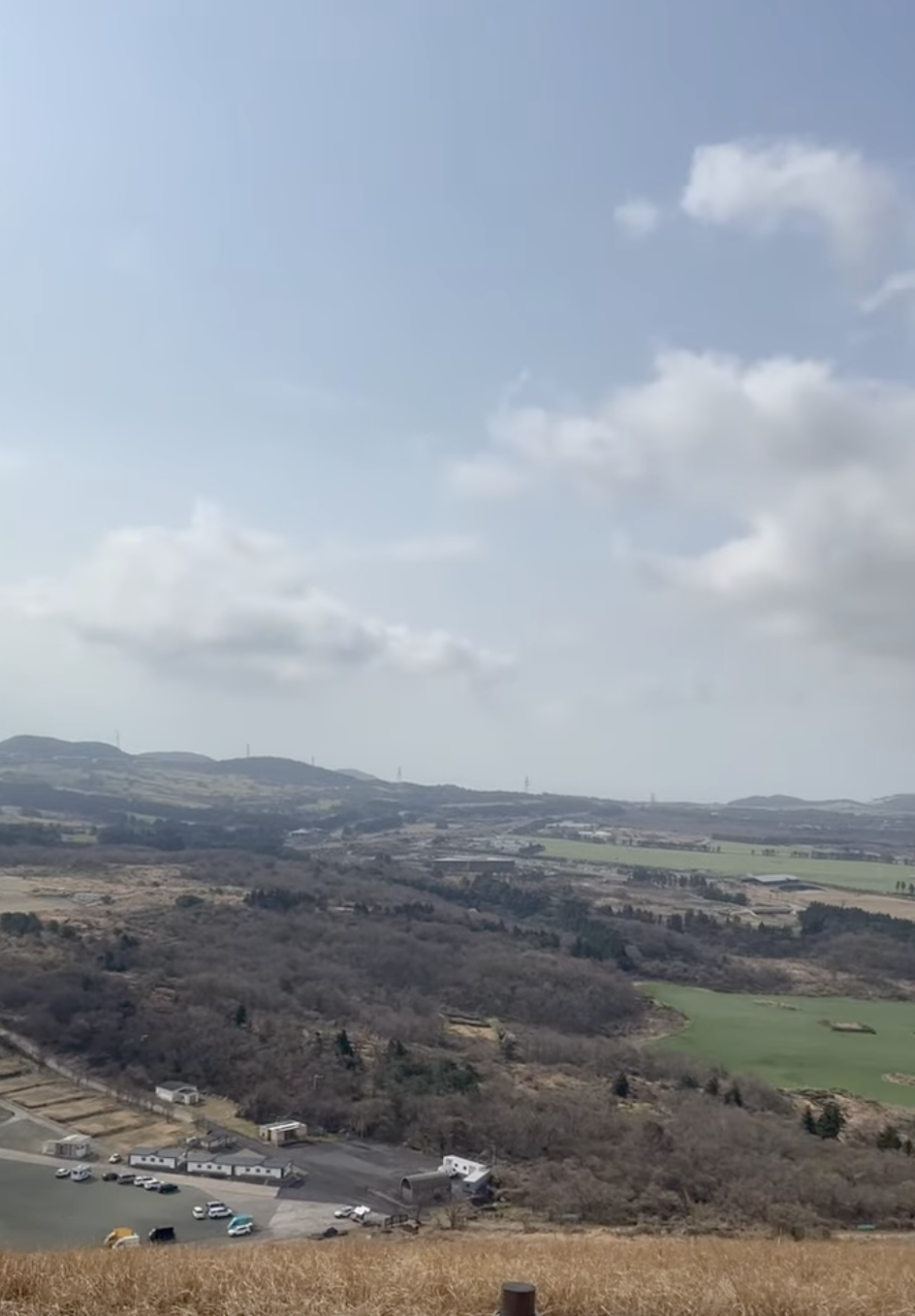 새별오름에서 바라 본 제주 전경