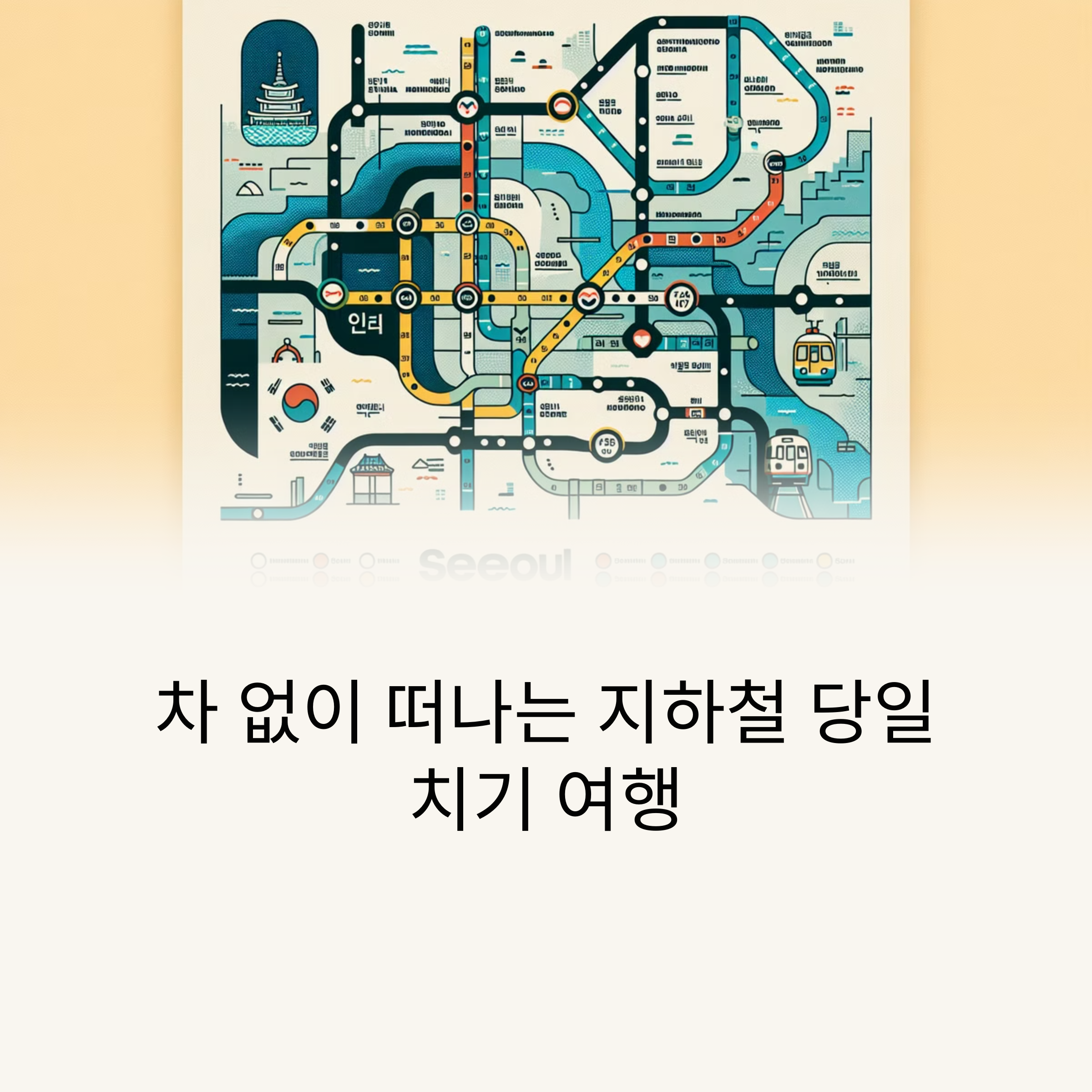 지하철로 떠나는 당일치기 국내 여행