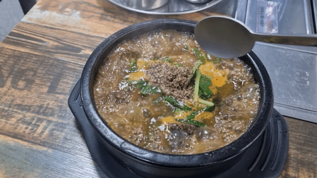 평창 방림리 전통순대국밥 맛집 "골목식당" 순대국밥 먹었습니다