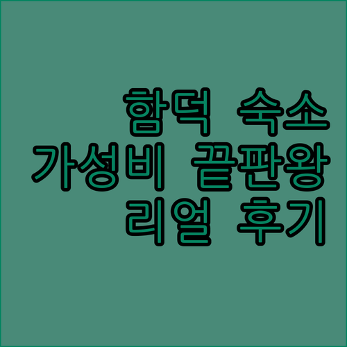 함덕비치스테이제주.. 가성비 끝판왕?