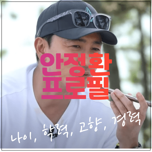  안정환 프로필 (나이, 학력, 고향, 경력) 정리