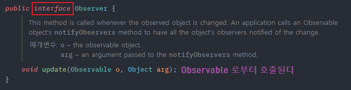 java.util.Observer