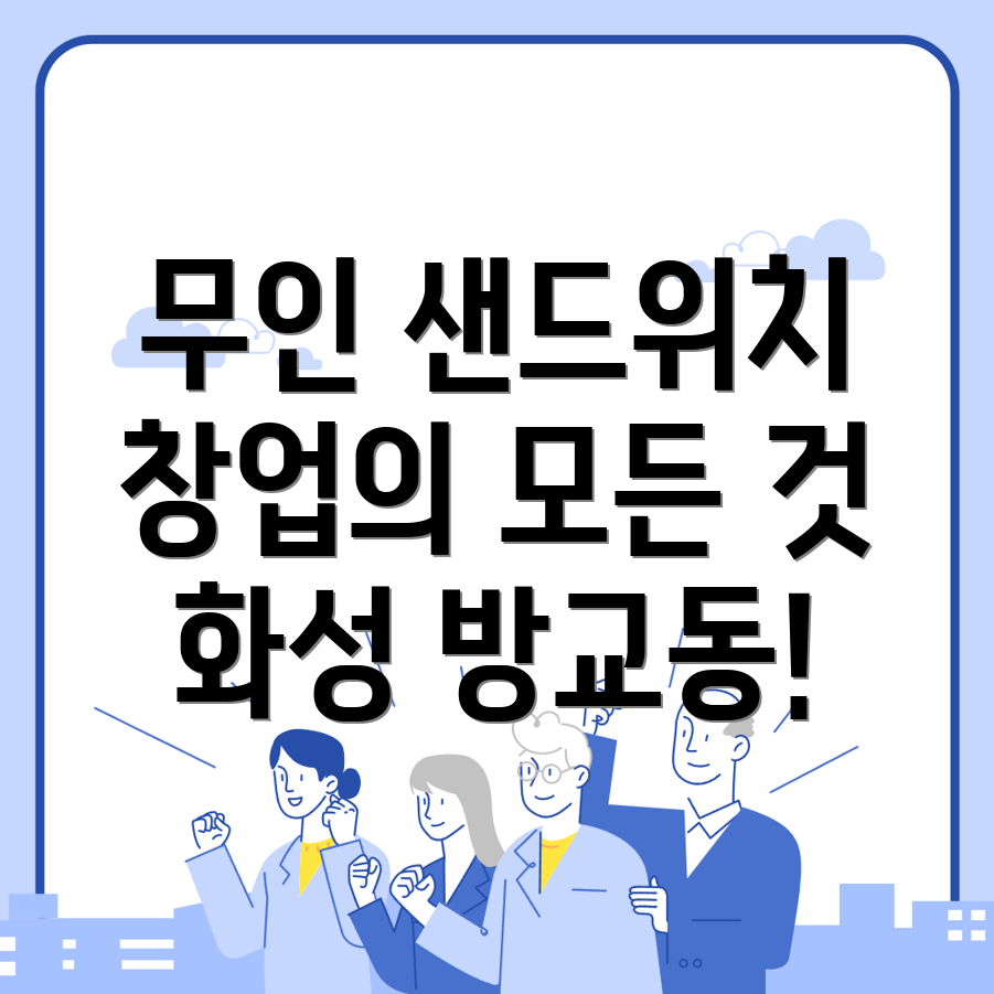무인 샌드위치 가게 창업