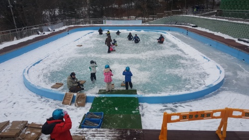 양주_눈꽃축제_눈썰매장