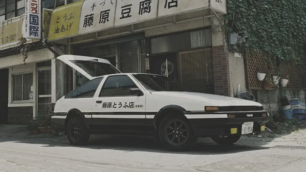 영화-이니셜D-AE86-후지와라-두부