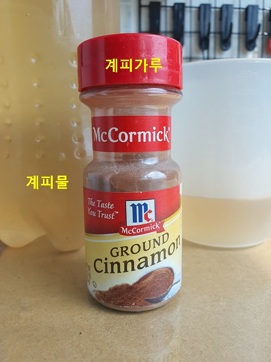 계피가루 계피물