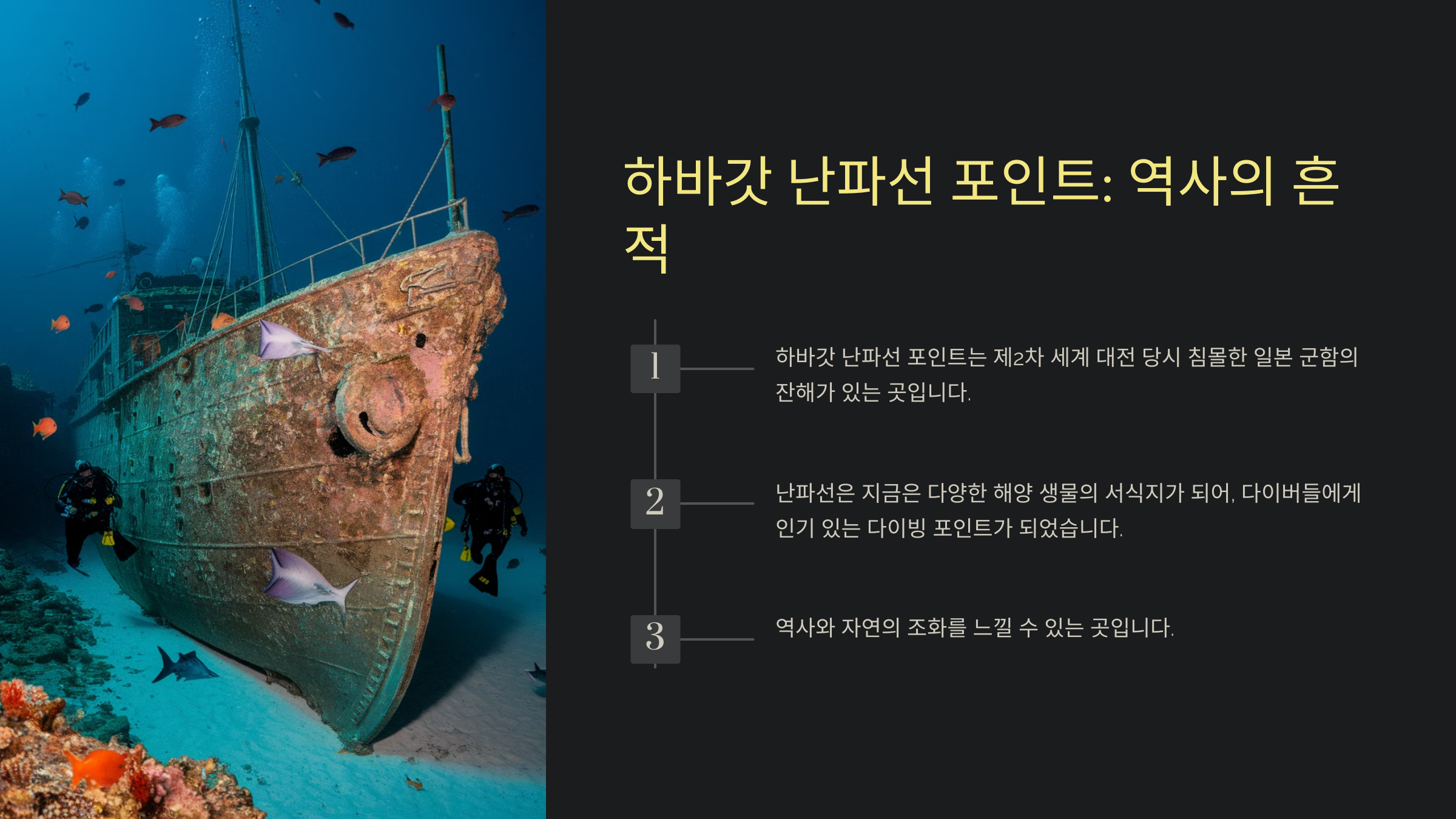 하바갓 난파선 포인트