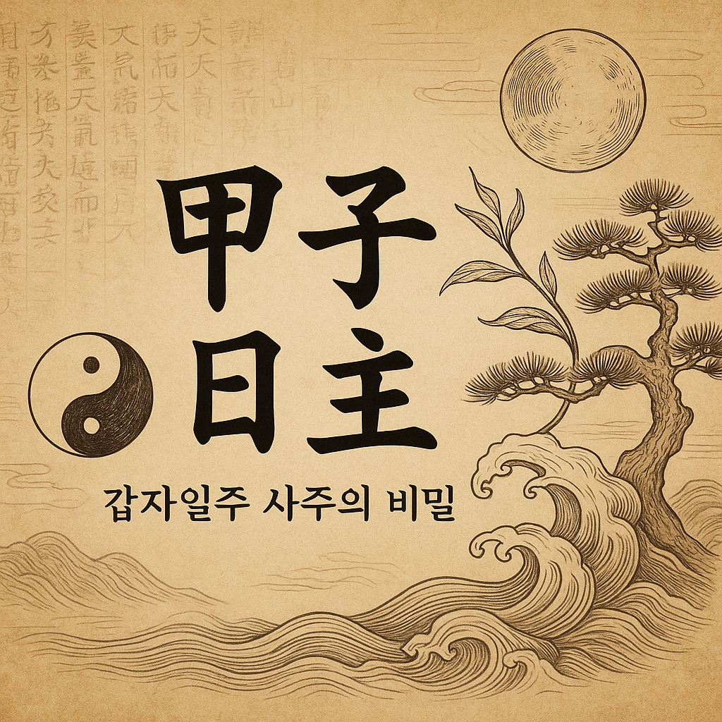 혼자 있을 때 빛나는 사람 — 갑자일주 남녀 이야기