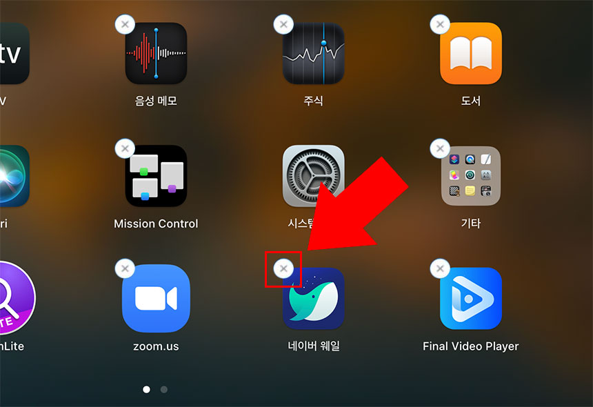 맥북 런치패드 프로그램 삭제