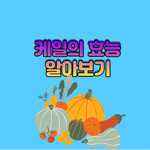  케일의 효능 알아두고 열심히 챙겨먹자