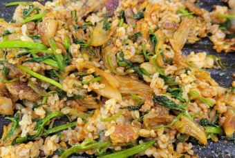 미나리 삼겹살 미나리 해물전