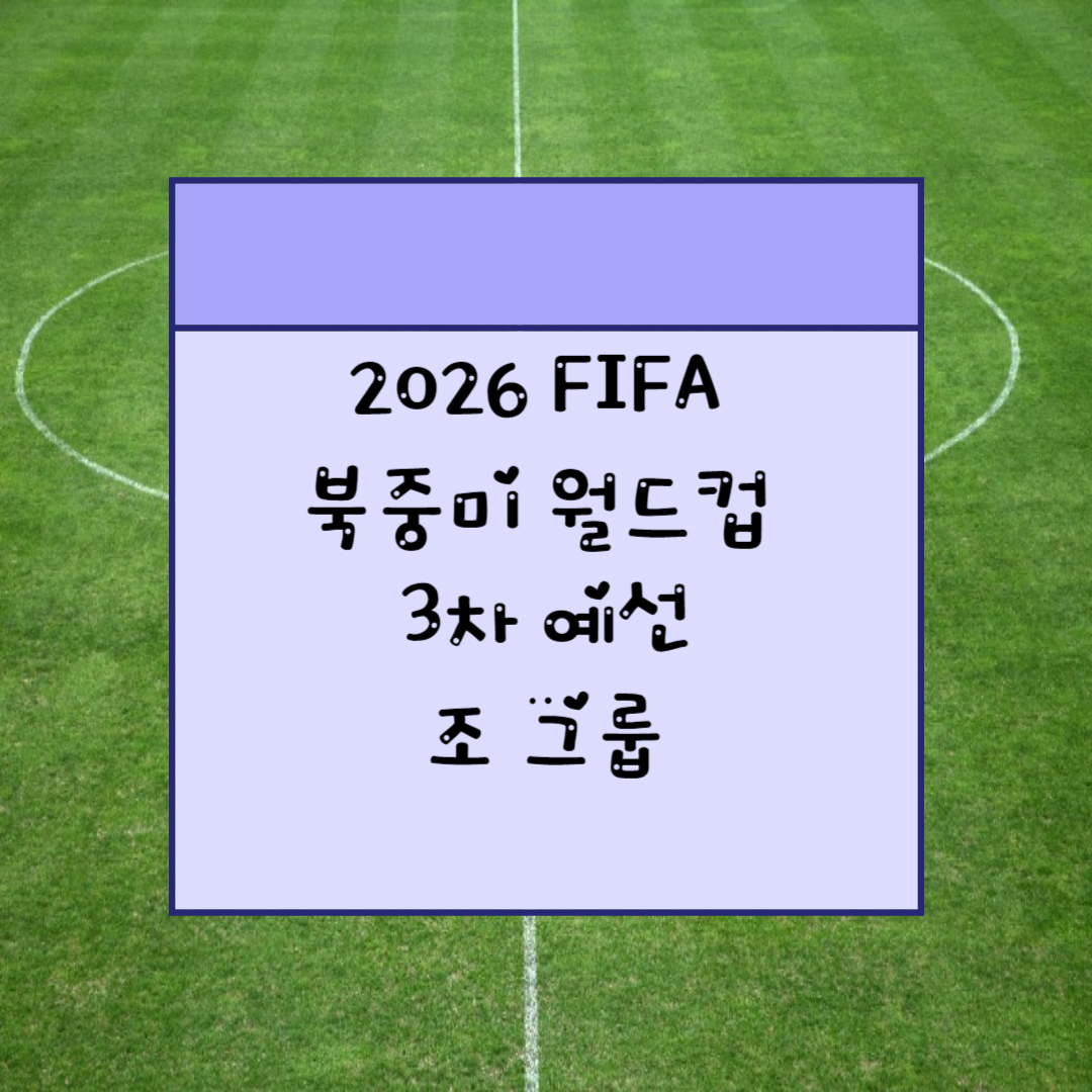  2026 FIFA 월드컵 아시아 3차 예선 조주첨 결과