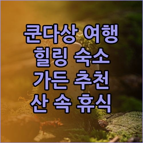 쿤다상 여행 숙소 고민 끝! Kund