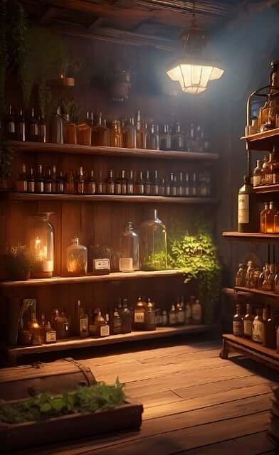 와인병