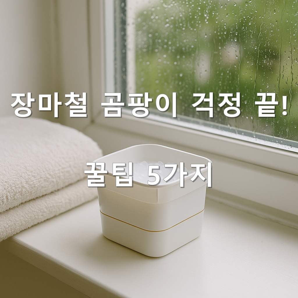 장마철 곰팡이 걱정 끝! 제습기 없이 습기 제거하는 꿀팁 5가지