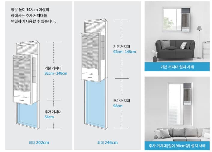 출처 - 귀뚜라미 - 창문형 에어컨