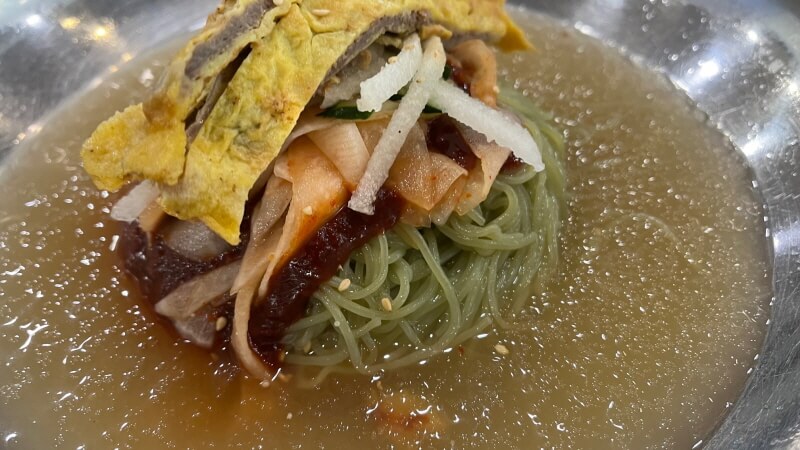 교동면옥 인동점 육전물비빔냉면