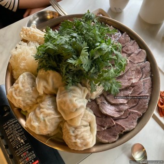 한우 불고기 한우탕반