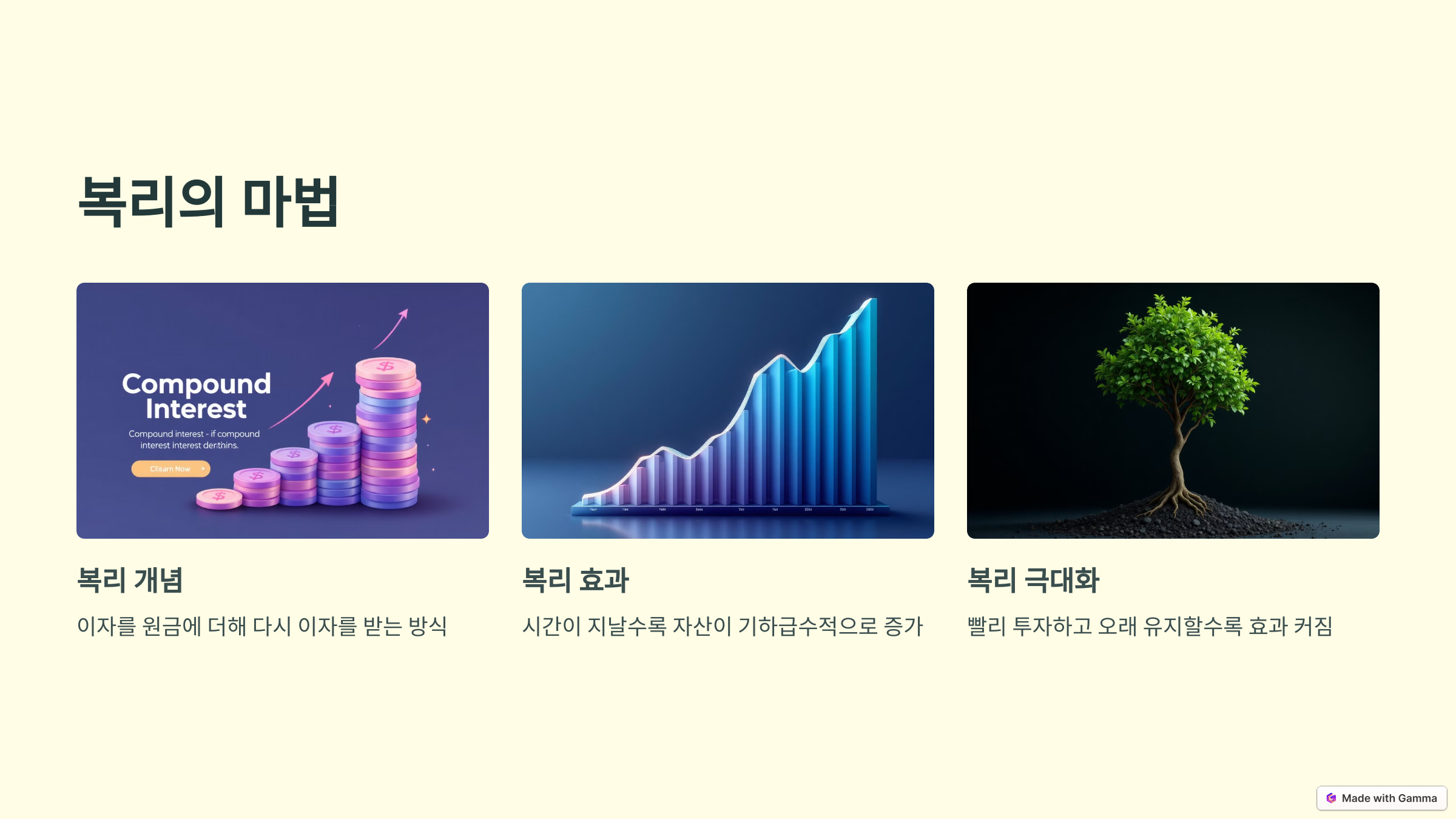 복리의 마법 관련 사진