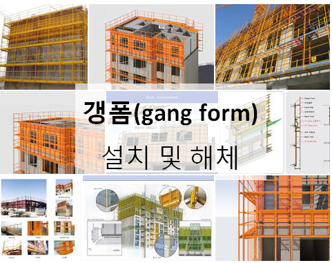  갱폼 설치 및 해체 표준품셈, 안전대책, 시방서