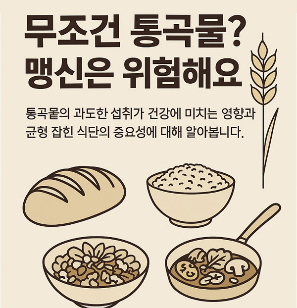 통곡물 맹신주의 경보