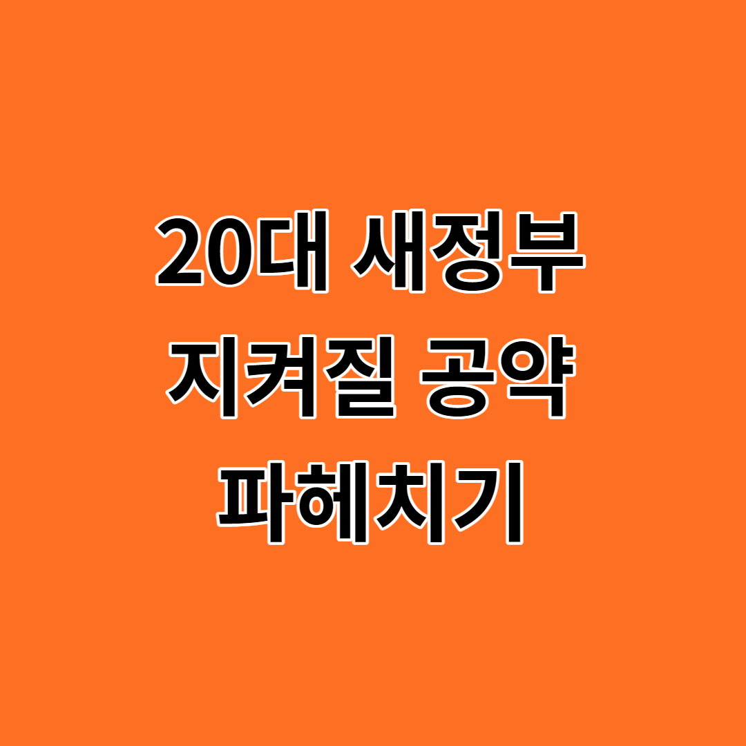 윤석열 공약 총정리