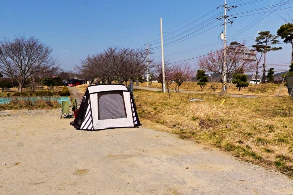 서산-노지-텐트