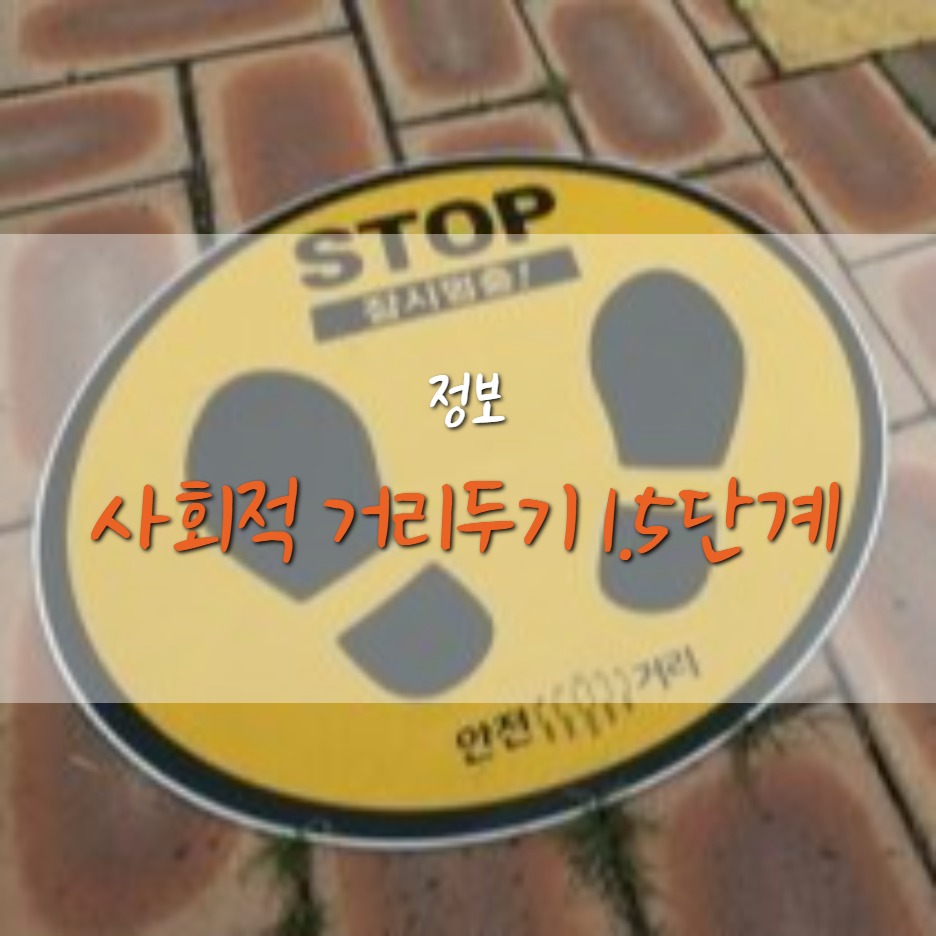  수도권 거리두기 1.5단계로 격상