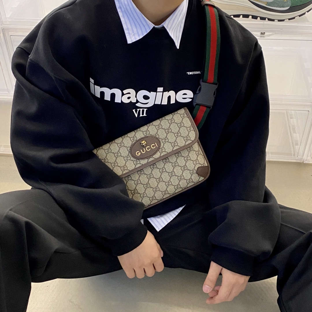  [GUCCI] 구찌 네오 빈티지 GG 수프림 벨트백 493930 9C2VT 8745