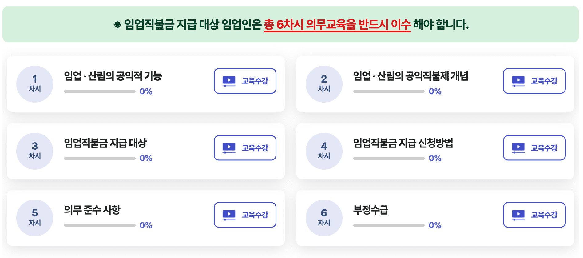 임업직불금 신청방법 기간 서류 확인 지급일