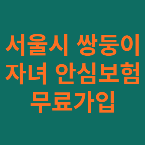 다태아자녀안심보험