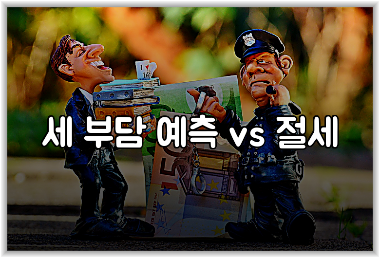 세 부담 예측 vs 절세