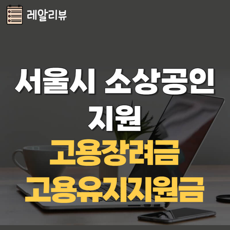 썸네일 서울시 소상공인 지원