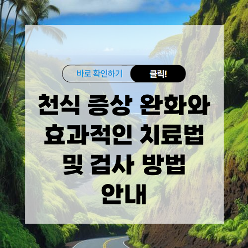천식 증상 완화와 효과적인 치료법 및 검사 방법 알아보기
