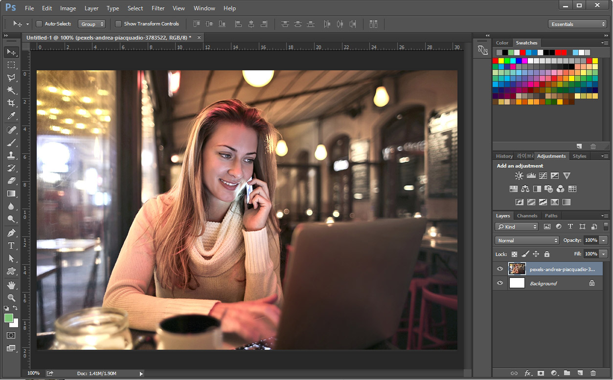 포토샵 불러오기