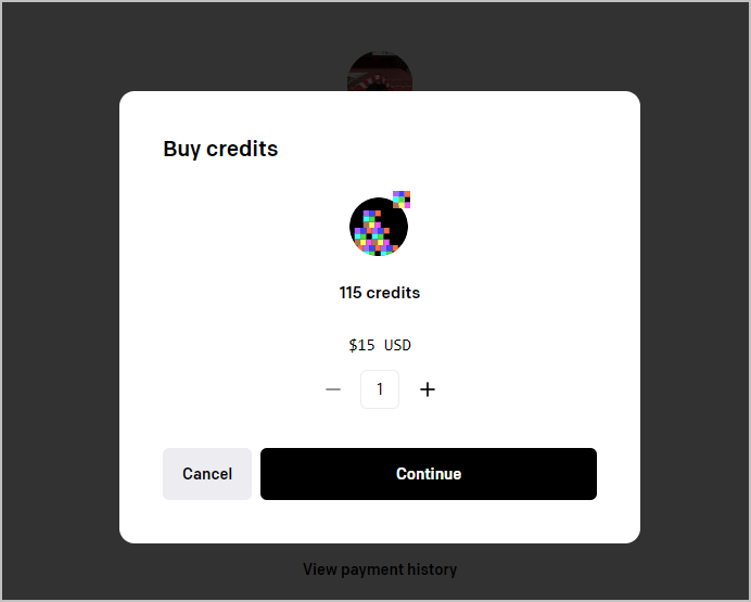 115 credits