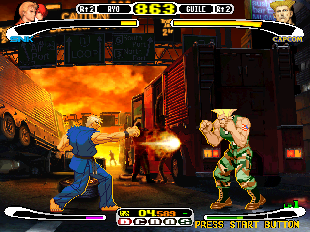 드림캐스트 캡콤 VS SNK