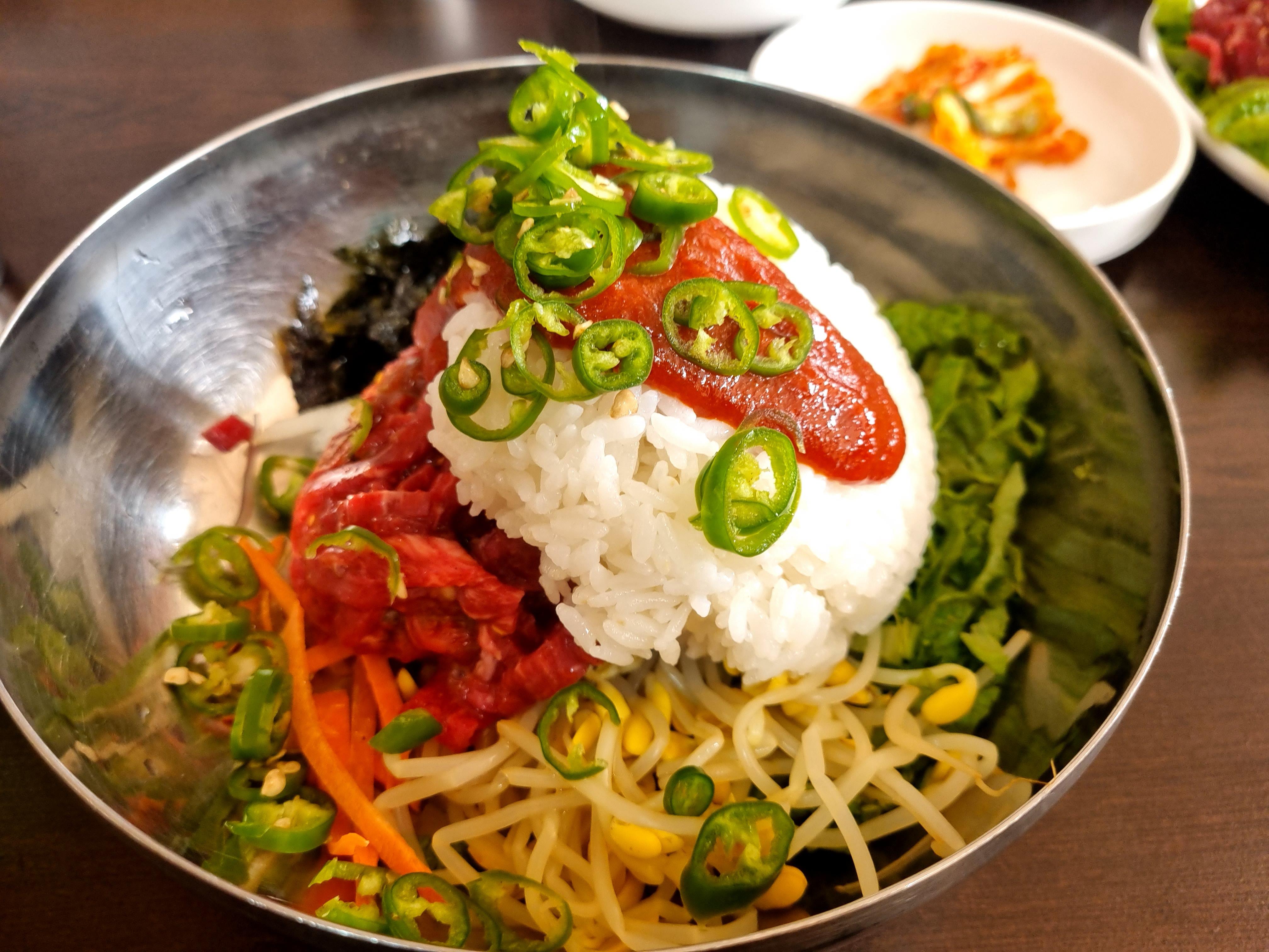 여주 하동맛집 강원정육점 한우전문식당2 육회비빔밥