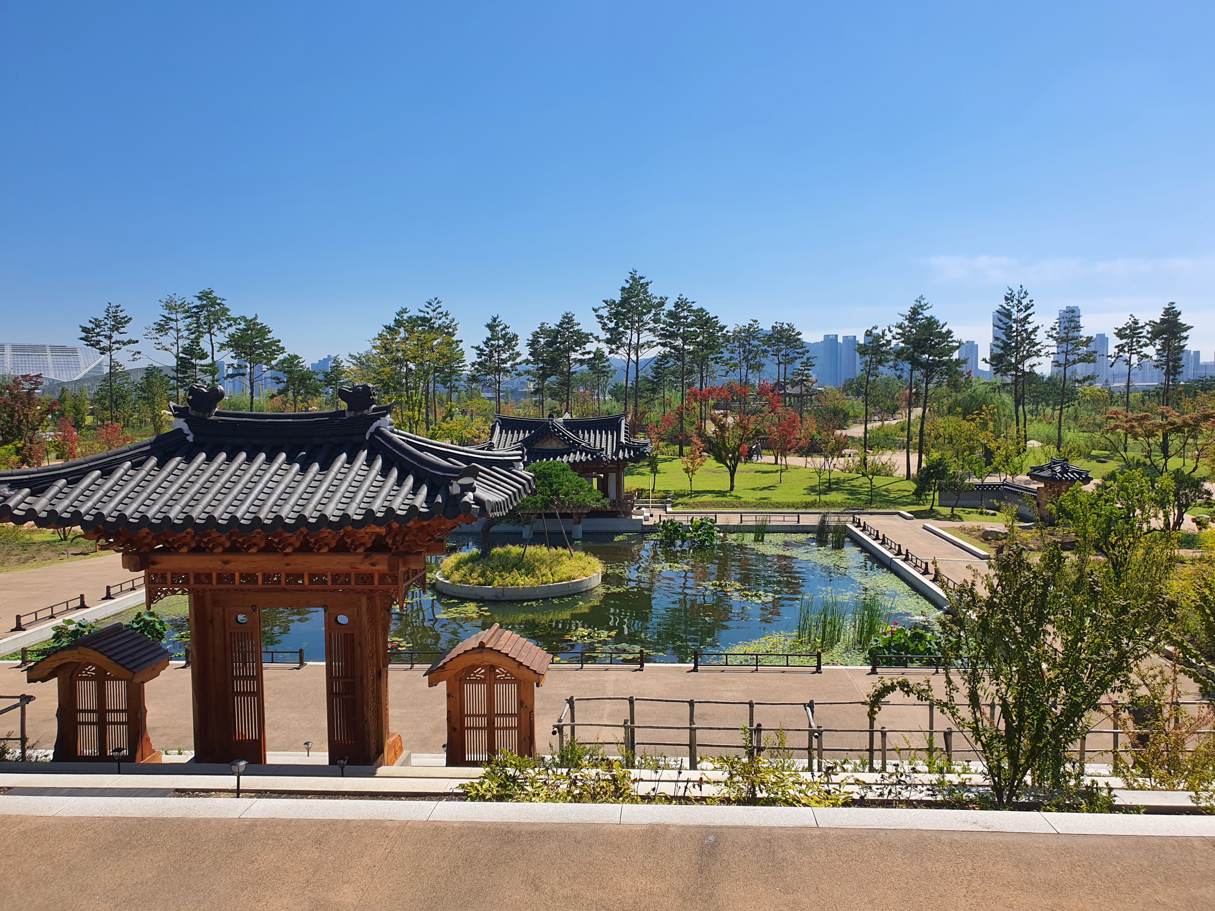 세종 국립세종수목원 한국전통정원 도담정 솔찬루 탐방