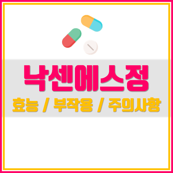  낙센에스정500/20mg 의약품 정보입니다.
