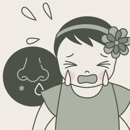 유아 코막힘 어린이 비염