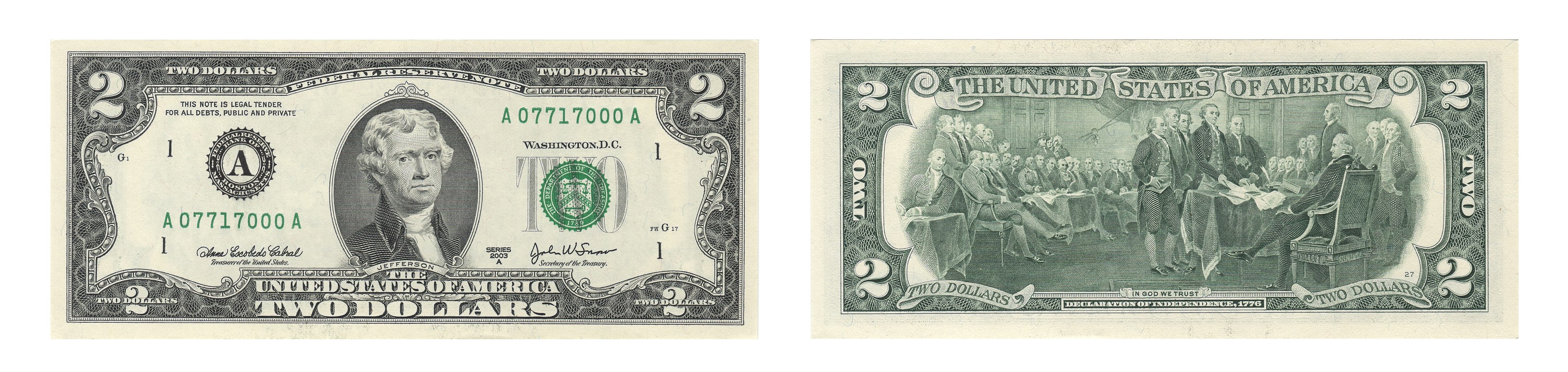 2달러 지폐